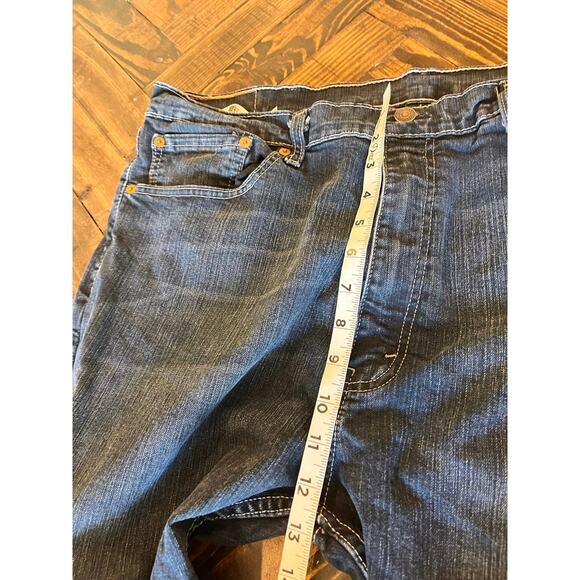 Levis 505 Jeans Men Blue 40x32 Cowboy Classic Western Dark Academia Twee Aztec - Picture 7 of 10